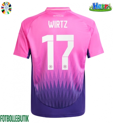 Tyskland Florian Wirtz #17 Bortatröja EM 2024 Kortärmad